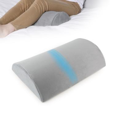 China Velvet Anti-Decubitus Non-slip Soft Soft Foot Rest Under Desk Cushion Pillow Office Desk Foam Ergonomic Footrest for sale