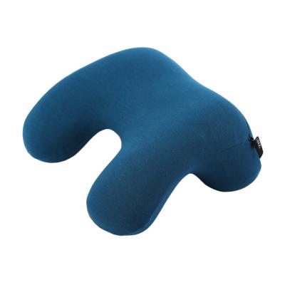 China Anti-Apnea Hnos Design Compressible Camping Memory Foam Power Nap Pillow Wedge Travel Neck Pillow for sale