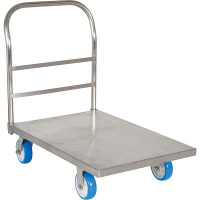 China 800kg Industrial Load Platform Plastic Heavy Duty Foldable Hand Trolley Trolley Truck for sale