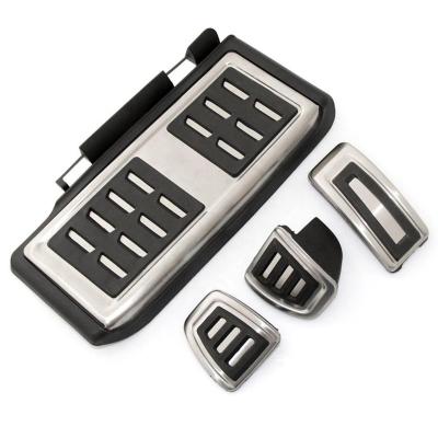 China Aluminum Alloy Aluminum Alloy Car Pedal Pad Foot Rest Pedal Plate Cover For Volkswagen VW Golf 7 MK7 GTI Skoda Octavia A7 Swift for sale