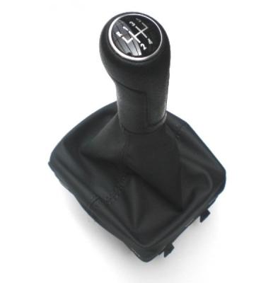 China High Quality ABS And Leather YUCHEN Car Shift Gear Knob 5 Gear For VW Polo 9N 9N2 2002-2009 Car Styling for sale