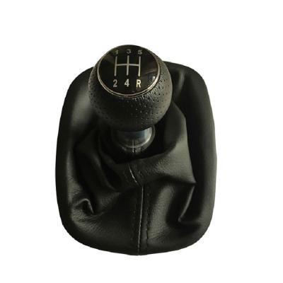 China High Quality ABS And Leather Car Shift Gear Knob For Audi A3 Add Leather Boot For VW Passat B5 3BG 2001-2005 for sale