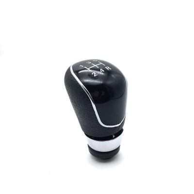 China YUCHEN MANUAL MT High Quality Real Leather ABS High Quality Car Gear Silver Shift Knob For Ford Focus 2 MK2 FL MK2 FL MK4 MK7 MONDEO KUGA GALAXY FIESTA Car Styling for sale