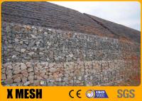 Chine 2x1x1m 80x100 Welded Wire Mesh Gabion Hot Dip Galvanized For Retaining Walls à vendre