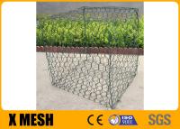 China River Mattresses Building Gabion Wire Mesh Hexagonal Shape Green Color zu verkaufen