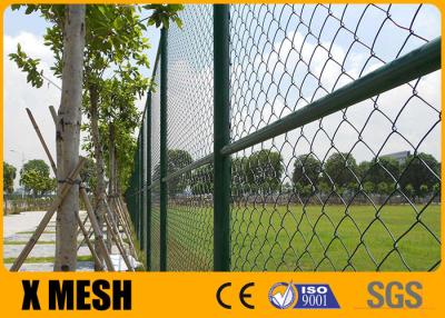 Китай PVC Coated Galvanized Chain Link Fence 25mm Mesh 8ft Metal Chain Link Fencing продается