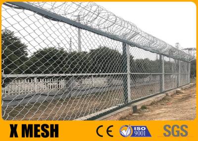 China Fio Diamond Mesh Fence de Mesh Fence 4mm do elo de corrente dos campos de esportes à venda