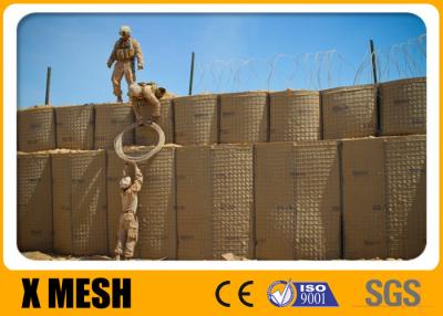 China Welded Gabion Baskets Defensive Barrier Zinc Aluminum Alloy Coated For Military Bastion en venta