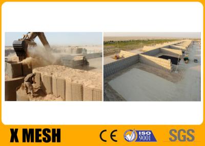 Chine Erosion Resistant Hesco Flood Defensive Barrier Multi Cellular System Blast Wall à vendre