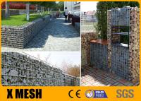 中国 Square Hole Welded Gabion Wire Mesh Baskets Galvanized Steel 2x1x1m Retaining Wall 販売のため