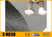 China Black And Grey Pet Resistant Mesh Width 60 Inch 30% Pvc Material As Dog Window Screen for sale