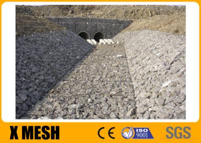 China Rots Gevuld Gabion-Corrosiebestendig Draadnetwerk 2.0×1.0×0.5m Te koop