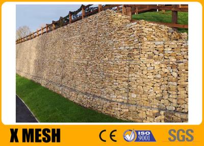 China Met een laag bedekt Gabion de Draadnetwerk 80x120mm van ASTM A974 pvc Beschermingstechniek Te koop