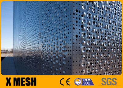 China 55% offenes perforiertes Aluminiummetall Mesh Sheet 1x2m für errichtende Wand zu verkaufen