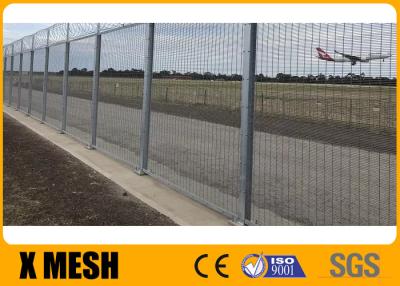 China Spoorweg 3mm Anti beklimt Mesh Fence Black Color Pvc Met een laag bedekte Corrosieweerstand Te koop