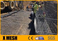 China En 10223-3 Standard Hexagonal Gabion Mesh 3.2mm Selvedge Wire For Dam Protection zu verkaufen