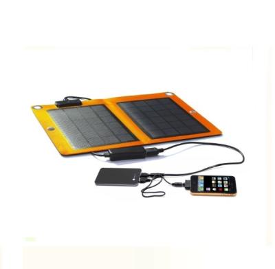 China Foldable Solar Power Bank Charger Phone Solar Panel For Outdoor Camping Use 250*190MM for sale