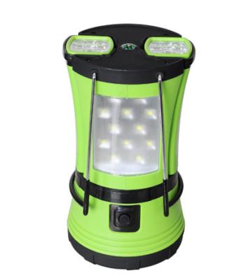 China Outdoor Portable Multifunctional USB Bank Mini Flashlight Rechargeable ABS Emergency Power Camping Lighting Led Lantern for sale