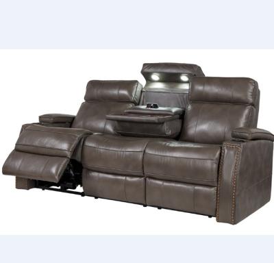 China (Other) Hot Selling Adjustable Living Room Lazy Boy Recliner Electric Leather Sofa for sale