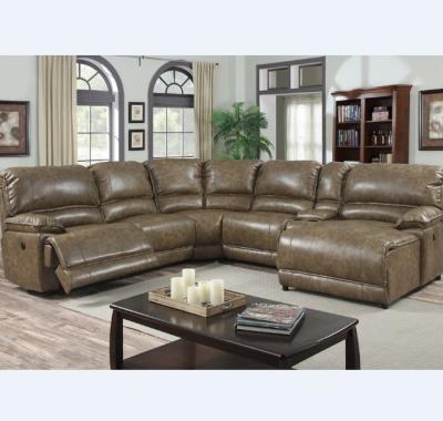 China Hot Sale Adjustable Living Room Sectional Sofa (Other) , Modern Leather Corner Sofa for sale