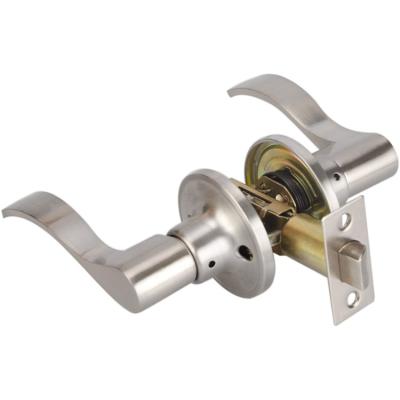 China Durable Classic Plating Knob Door Lock Easy Installation And Entry Mechanical Steel Door Handle Lock for sale