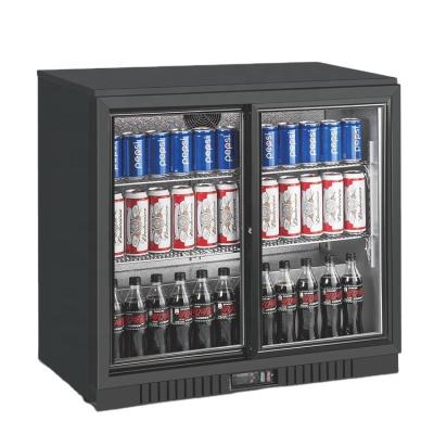 China Factory Customized Hotel Glass Door Refrigerator Mini Beverage Cooler Display for sale