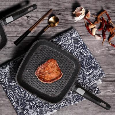 China Roheisen Stovetop grillen Pan Enamel Casserole Non Stick-GRILL Grill Pan zu verkaufen