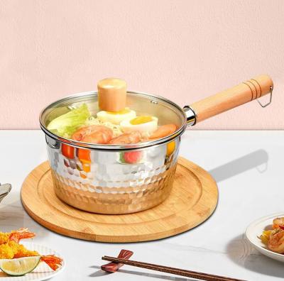 Китай Лоток 18/8 соуса нержавеющей стали бака Cookware плоский нижний небольшой со стеклянной крышкой продается