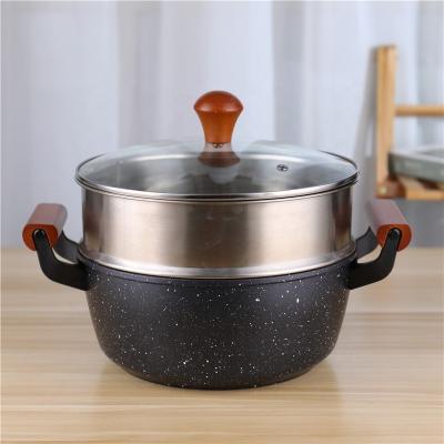 Китай Двойной ручки кухни Cookware бак распаровщика еды ручки 24cm не продается