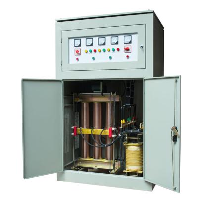 China SBW 250kva-2000KVA Static AC voltage regulator/AVR SBW automatic industrial three phase voltage stabilizer for sale