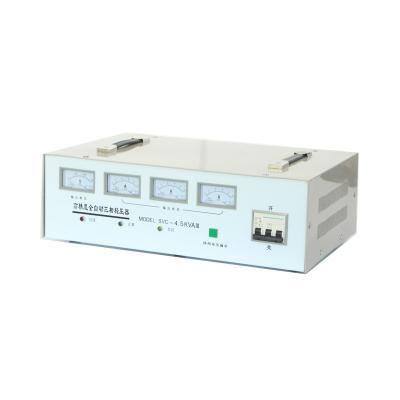 China SVC CE ROHS Approved 4.5KVA SVC TNS Series Three Phase Large Power Desktop High Voltage Regulator for sale