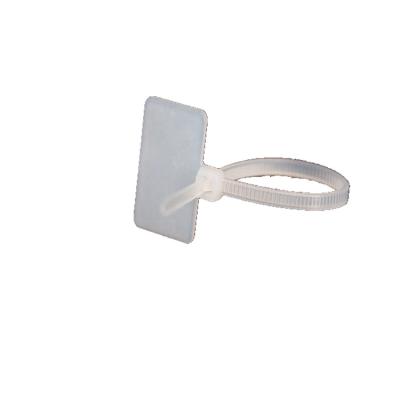 China Customized Durable Cable Ties Fixable With Label Pad Self-Locking for sale