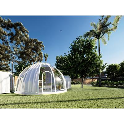 China Transparent PC Dome Tent Customized Transparent Clear Dome Tent Hotel Size Bubble Igloo Transparent PC Tents for sale