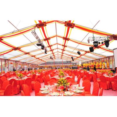 China Wedding Curved Roof Structures Tension Fabric Tents Events Weddings Tent for sale