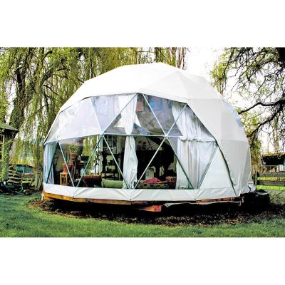 China Glamping geodesic dome aluminum tent shelter canvas structural dome tents glamping tents for sale for sale