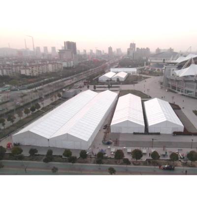 China Warehouse Aluminum Profile Coated Pvc Large Storage Workshop Tent for sale