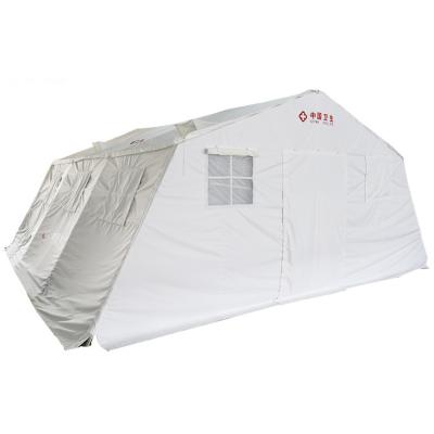 China Straight tie type factory price outdoor camping tent for disaster relief refugee for sale