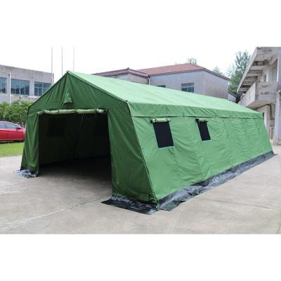 China Straight tie type winter army green oxford tent high quality outdoor military camping tent for sale