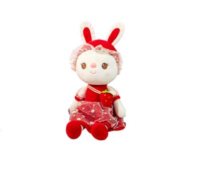 China Others Plush Doll 45cm Red Rabbit Zodiac Auspicious Toys Children's Day Birthday Christmas Gift for sale