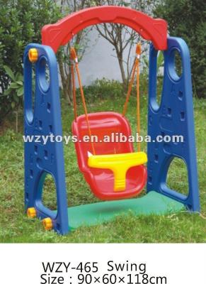 China Garden Set Plastic Baby Garden Swing for sale