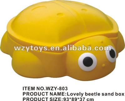 China Good Quality Plastic Child Beetle Plastic Sandbox for sale