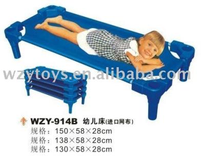 China Cloth-Net Plastic Children Bed For School for sale