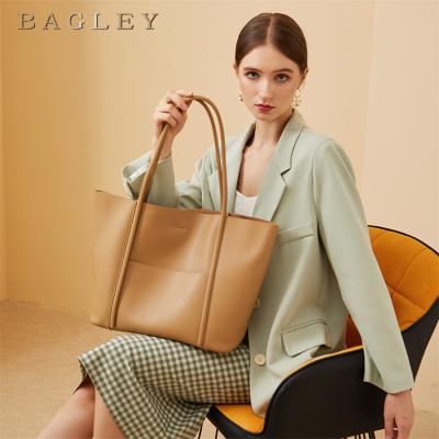 China 2021 OEM/ODM New Style Purse Genuine Leather Other Tote Bags Logo Purses Custom Women And Ladies Handbag for sale