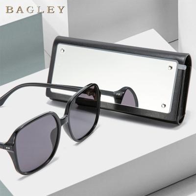 China BAGLEY Unisex PU Leather Case For Custom Foldable Glass Sunglass Box Packaging Boxes With Logo Glasses Eyeglasses Sunglass Case for sale