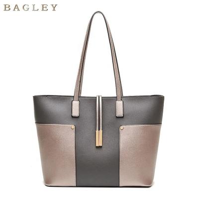 China 2021 new arrival Bagley anti-theft handbags and shoe set high quality for women hobo genuine leather bags fashion trends ladies bags for sale