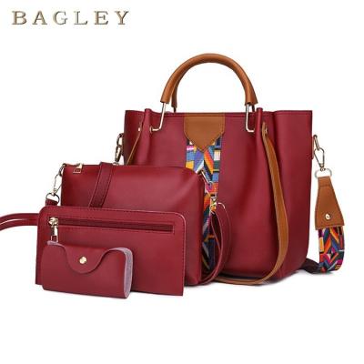 China Other Bagley brand name PU online wholesale leather purses and ladies fashion to summer 2021 handbags for sale