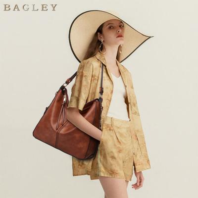 China The Other Bagley 2021 Newest Colorful Personalized Leather Handbags Hobo Bag Handbags for sale