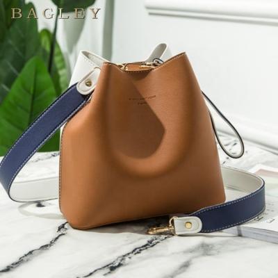 China Bagley anti-theft luxury colorfulteen purses girls black cross - body bag genuine leather cross - body bag for sale