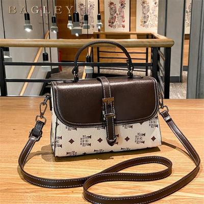 China Factory Designer Handbags 2022 Ladies Bags Wholesale Leather Cheap Handbag Anti-theft for sale