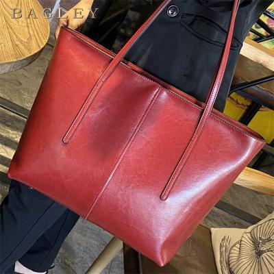 China Other 2022 newest new arrival various use large capacity shoulder leather handbag for woman handbag for sale